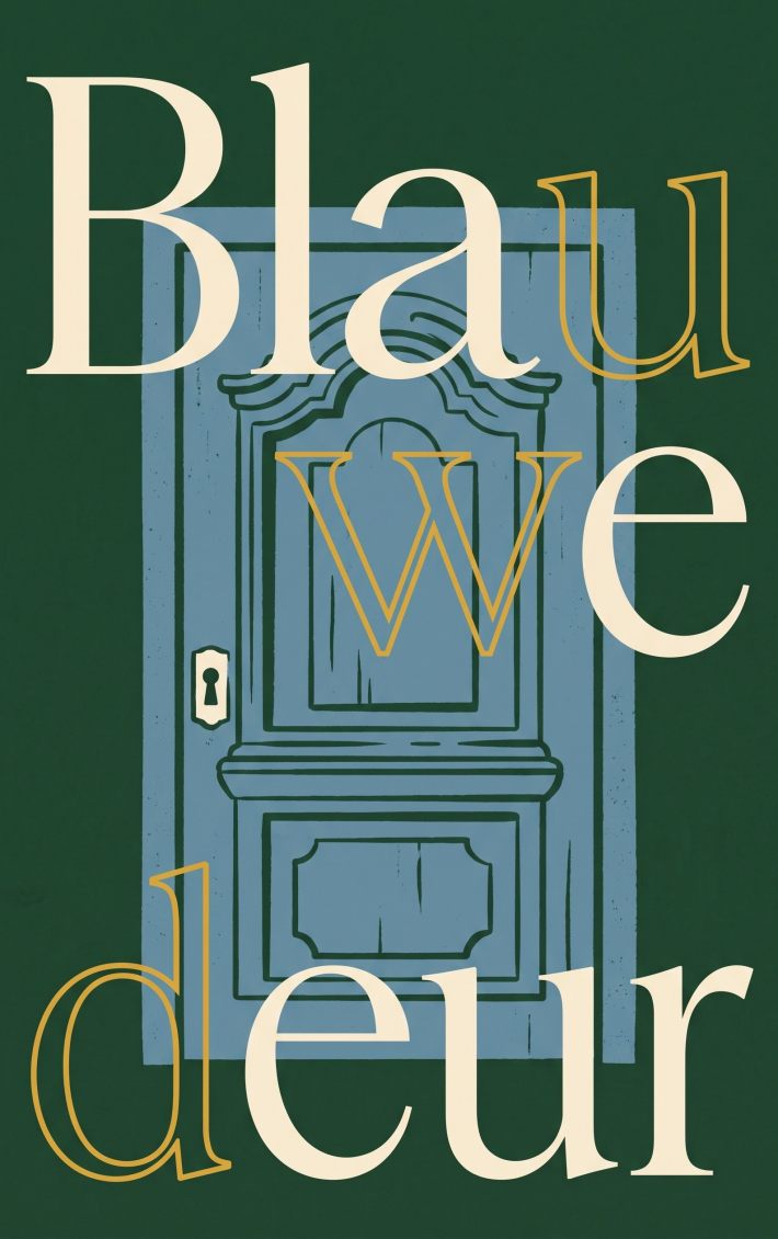 Blauwe deur