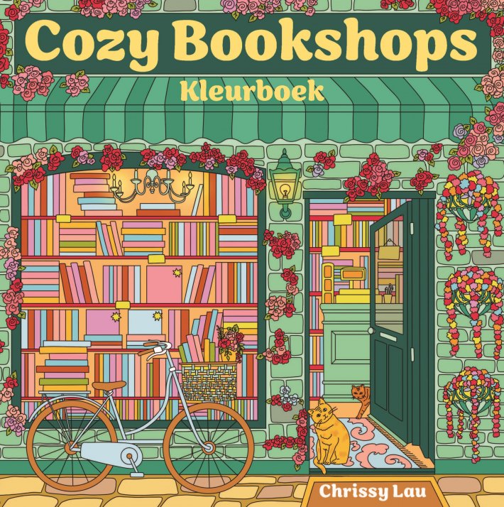 Cozy Bookshops-kleurboek