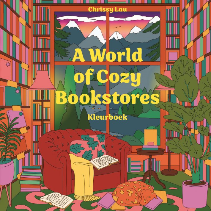 A World of Cozy Bookstores-kleurboek