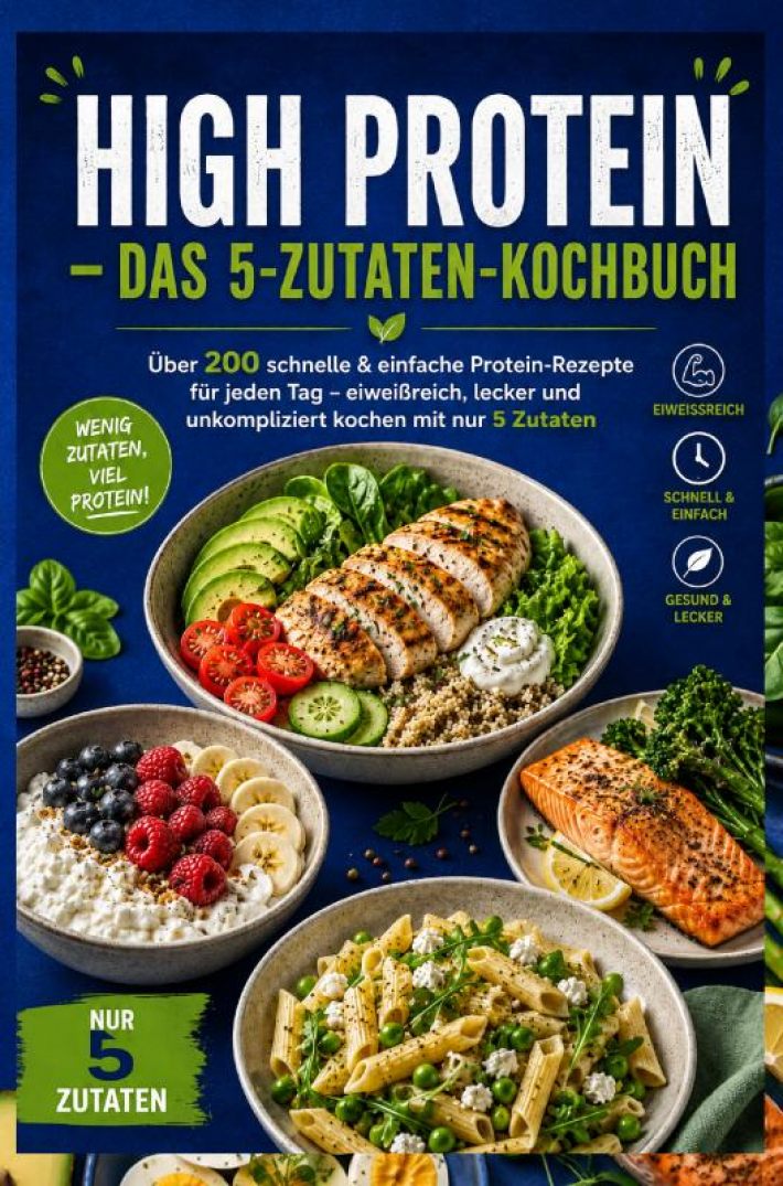 High Protein – Das 5-Zutaten-Kochbuch