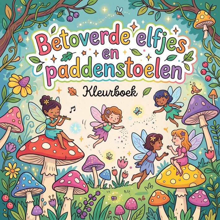 Betoverde elfjes en paddenstoelen