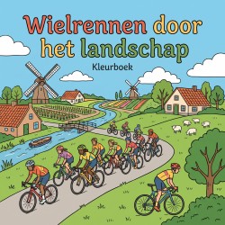 Wielrennen door het landschap