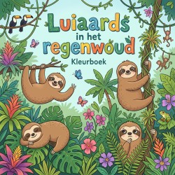 Luiaards in het regenwoud