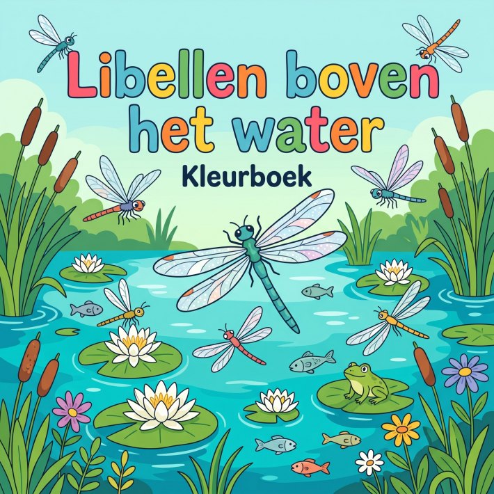 Libellen boven het water