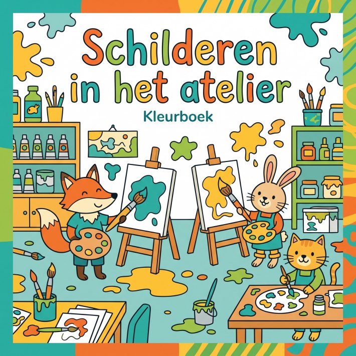 Schilderen in het atelier