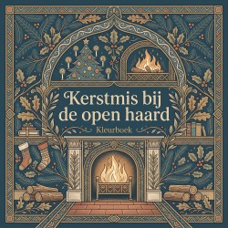 Kerstmis bij de open haard