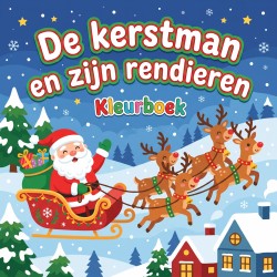 De kerstman en zijn rendieren