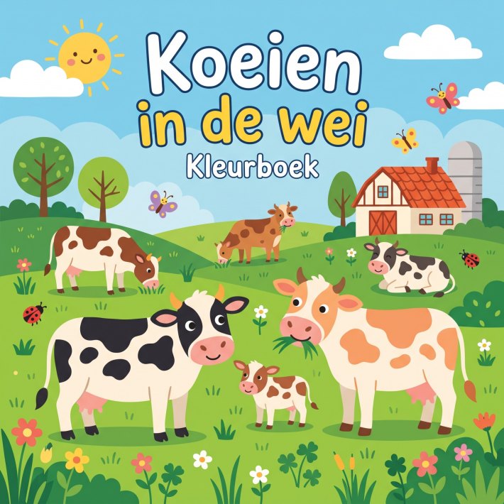 Koeien in de wei