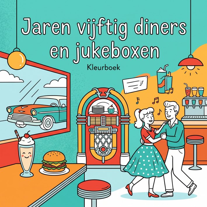 Jaren vijftig diners en jukeboxen