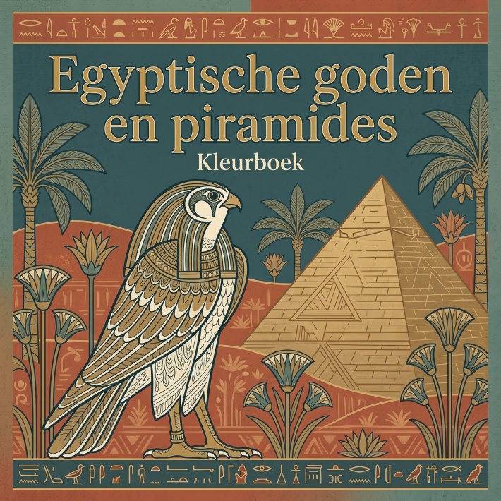 Egyptische goden en piramides