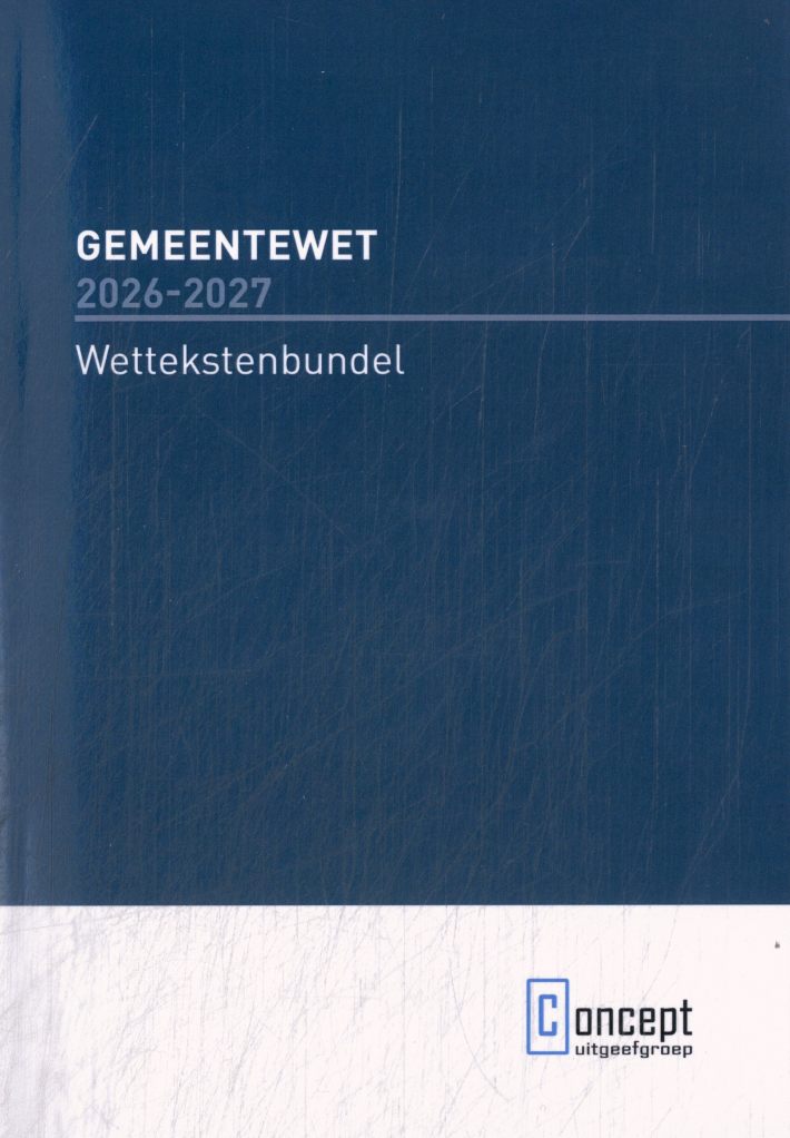 Gemeentewet 2026-2027