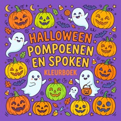 Halloween pompoenen en spoken