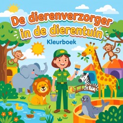De dierenverzorger in de dierentuin