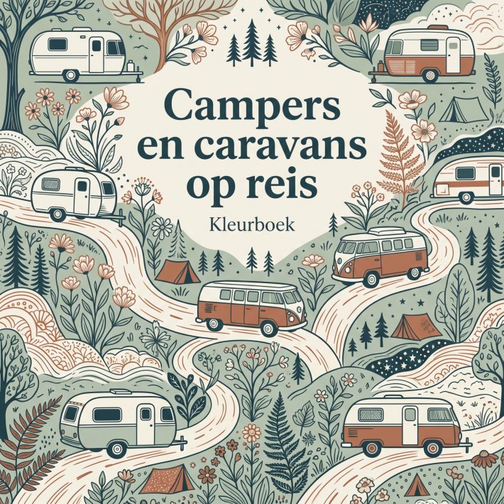 Campers en caravans op reis
