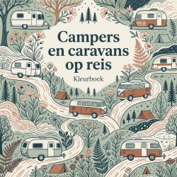 Campers en caravans op reis