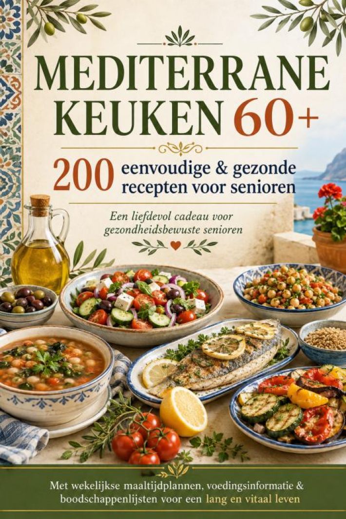 Nediterrane keuken 60+ 200 eenvoudige & gezonde recepten voor senioren