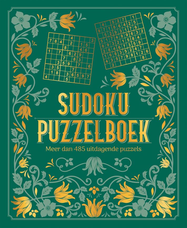 Sudoku puzzelboek groen (volume 1)