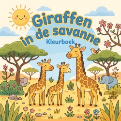 Giraffen in de savanne