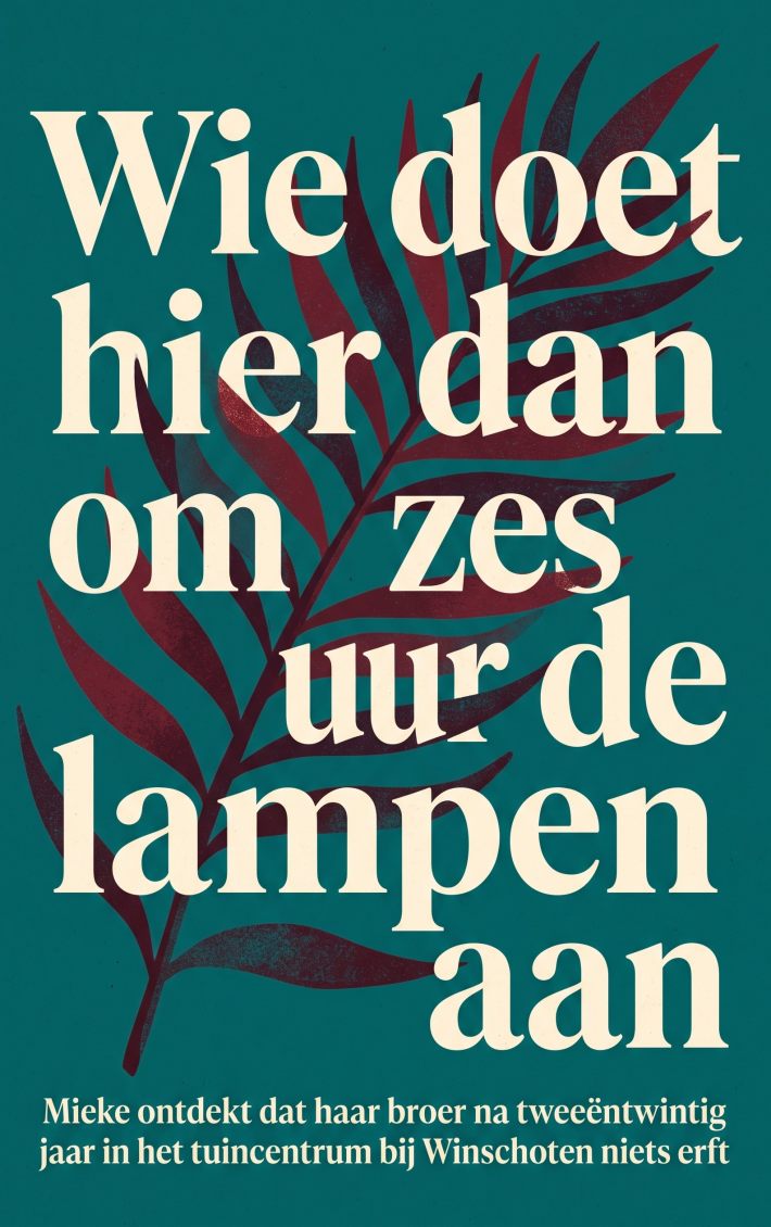 Wie doet hier dan om zes uur de lampen aan