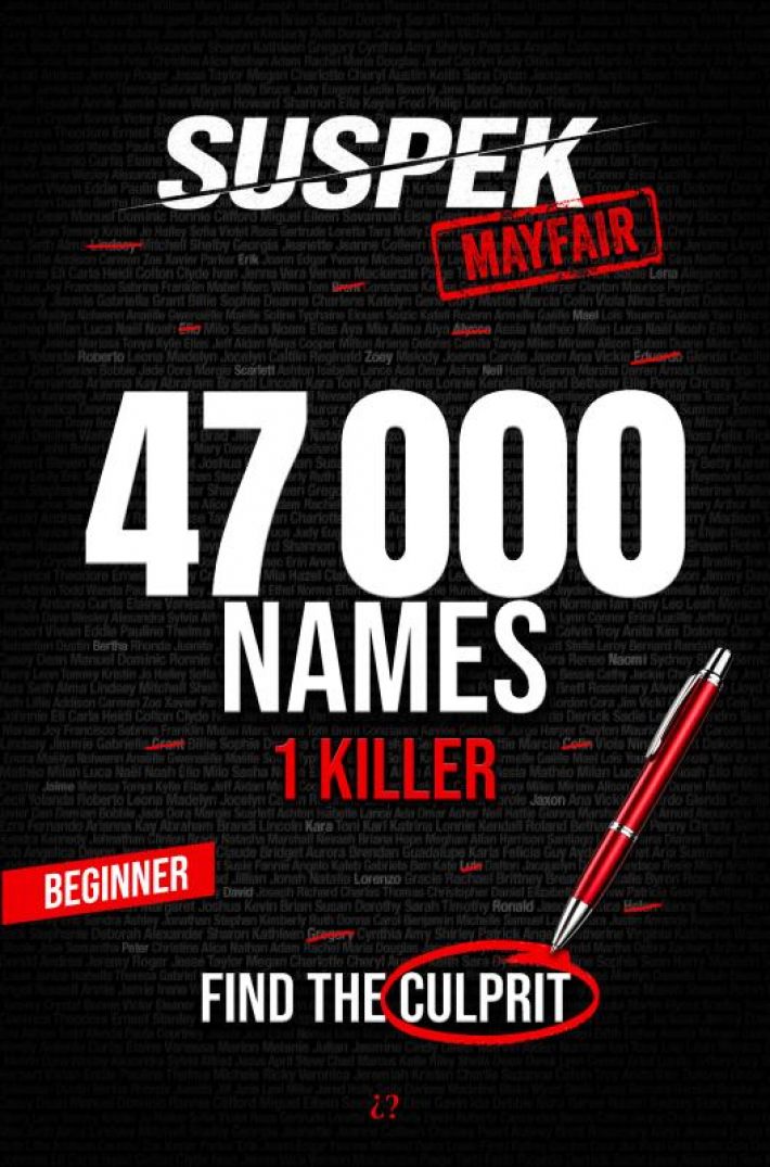 SUSPEK - Murder in Mayfair SUSPEK - Murder in Mayfair