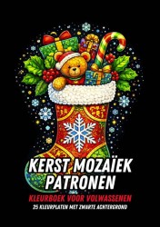 Kerst Mozaïek Patronen - Kleurboek voor Volwassenen