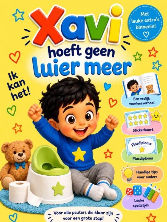 Xavi hoeft geen luier meer