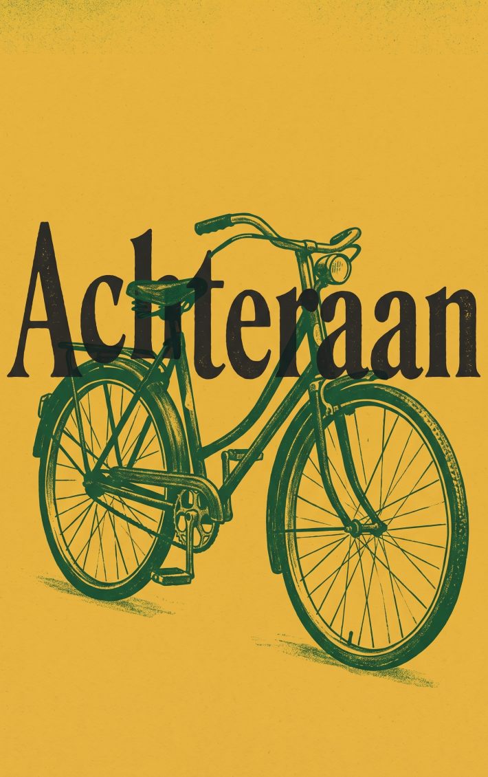 Achteraan