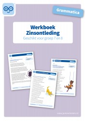 Werkboek Grammatica Zinsontleding voor groep 7 en 8