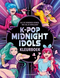 K-Pop Midnight Idols kleurboek K-Pop Midnight Idols kleurboek