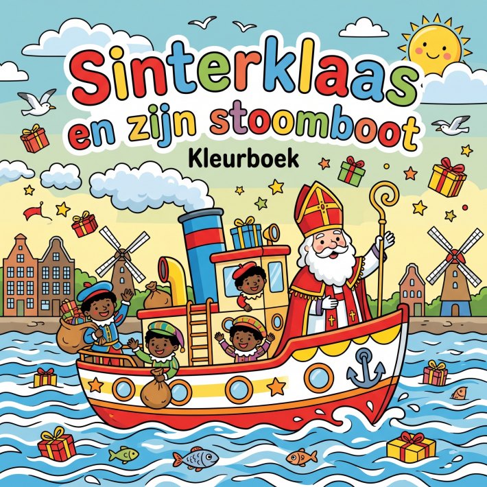 Sinterklaas en zijn stoomboot