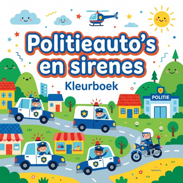 Politieauto's en sirenes