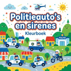 Politieauto's en sirenes
