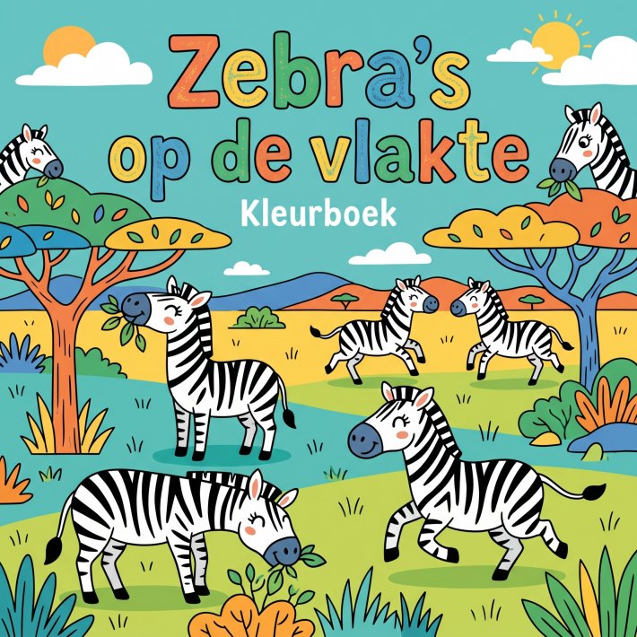 Zebra's op de vlakte