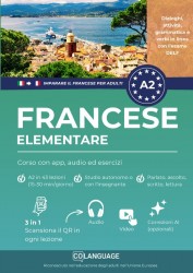 Imparare il francese A2 elementare: corso con app, audio ed esercizi