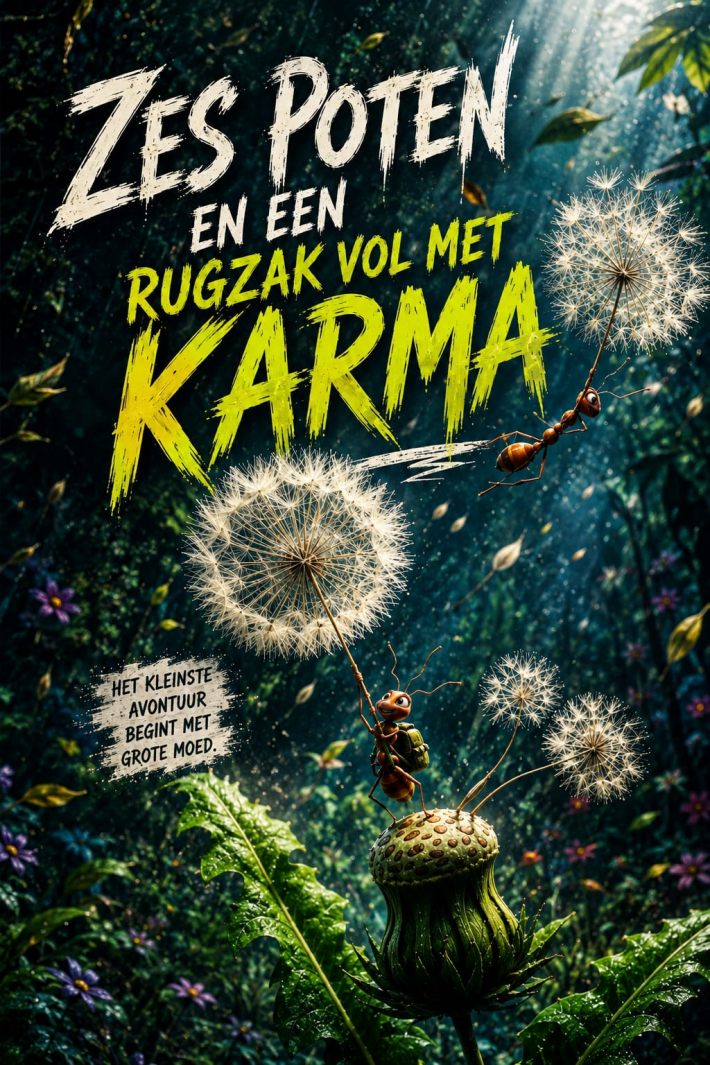 Zes poten en een rugzak vol karma Zes poten en een rugzak vol karma
