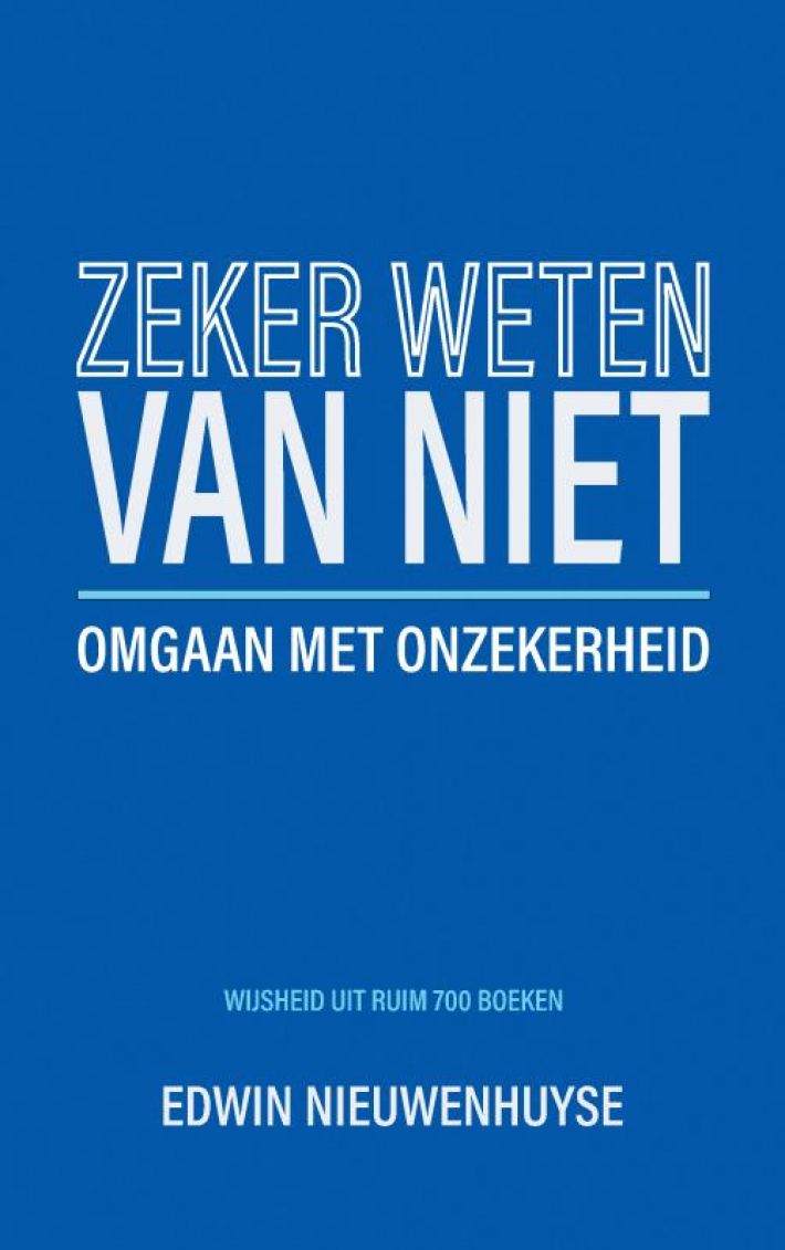 Zeker weten van niet