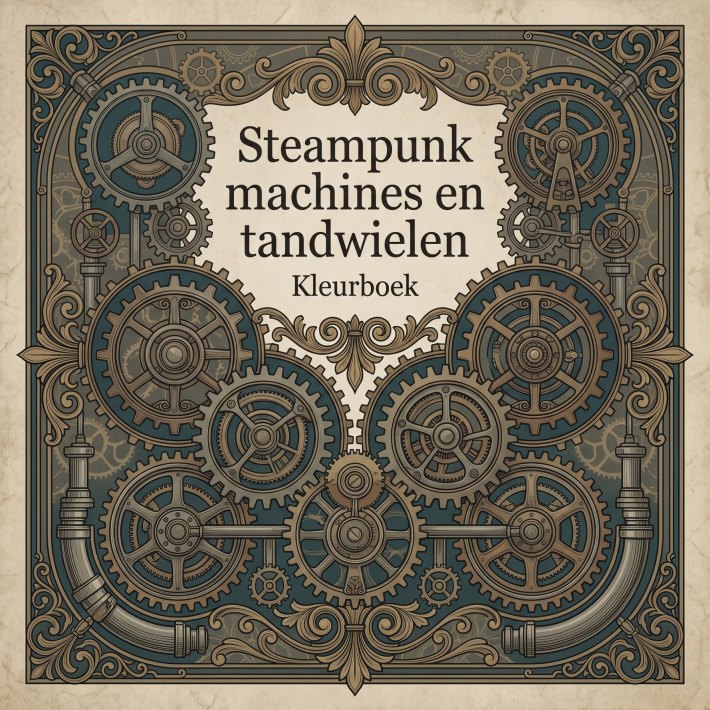 Steampunk machines en tandwielen