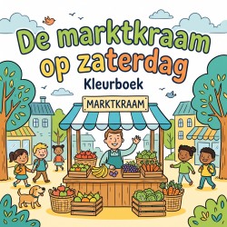 De marktkraam op zaterdag