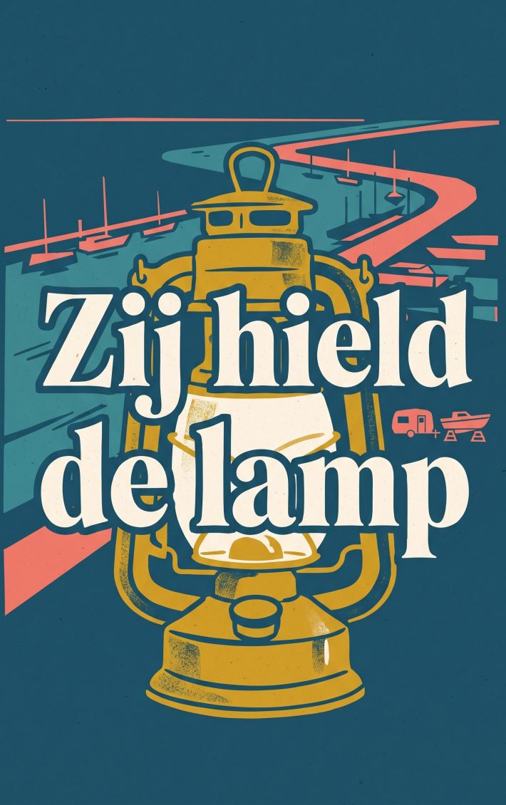 Zij hield de lamp
