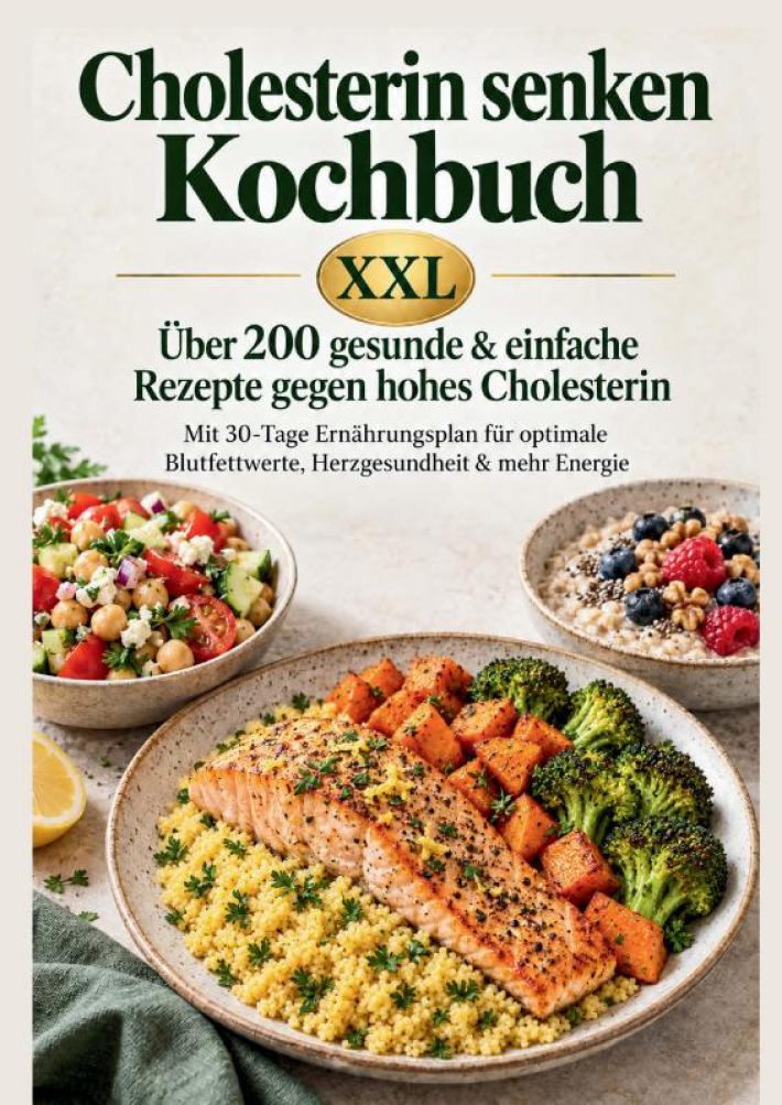 Cholesterin senken Kochbuch XXL : Über 200 gesunde & einfache Rezepte gegen hohes Cholesterin Cholesterin senken Kochbuch XXL : Über 200 gesunde & einfache Rezepte gegen hohes Cholesterin