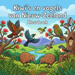 Kiwi's en vogels van Nieuw-Zeeland