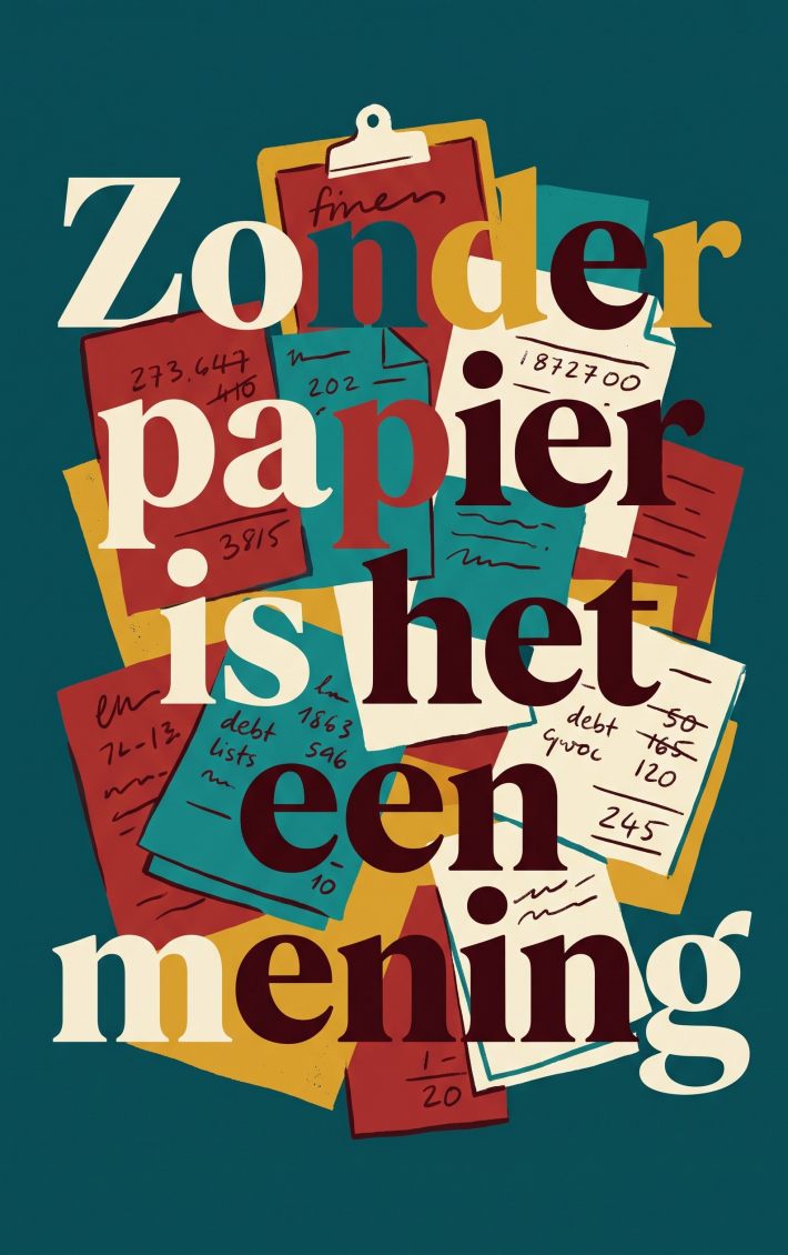 Zonder papier is het een mening