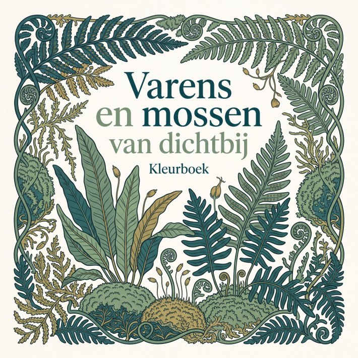 Varens en mossen van dichtbij