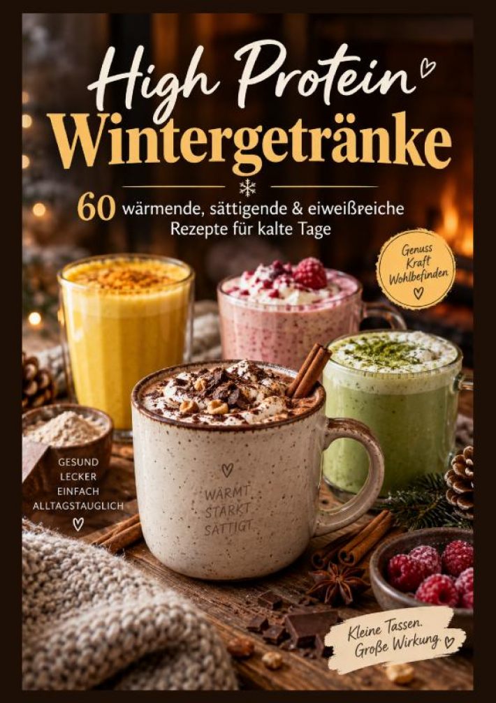 High Protein Wintergetränke: 60 wärmende, sättigende & eiweißreiche Rezepte für kalte Tage