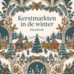 Kerstmarkten in de winter