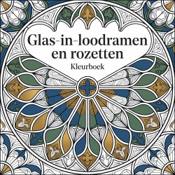 Glas-in-loodramen en rozetten