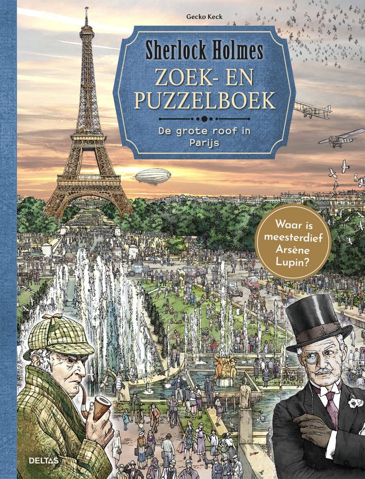 Sherlock Holmes Zoek- en Puzzelboek - De grote roof in Parijs