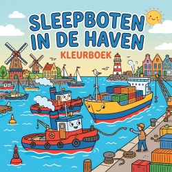 Sleepboten in de haven