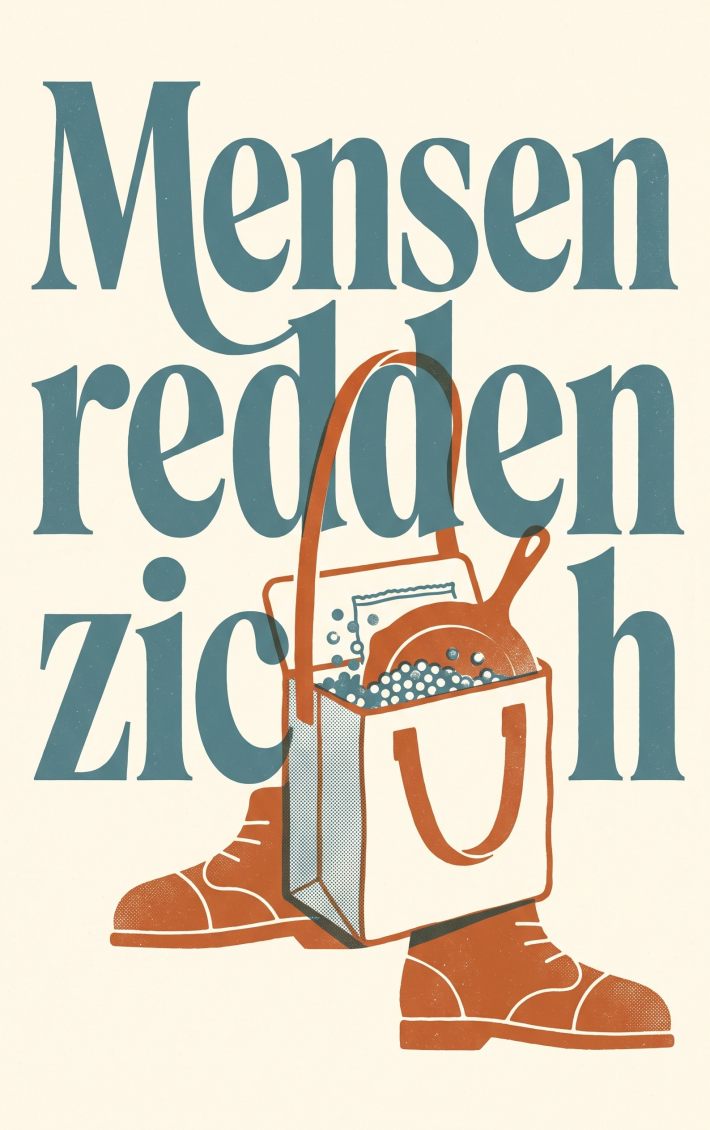 Mensen redden zich