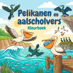 Pelikanen en aalscholvers